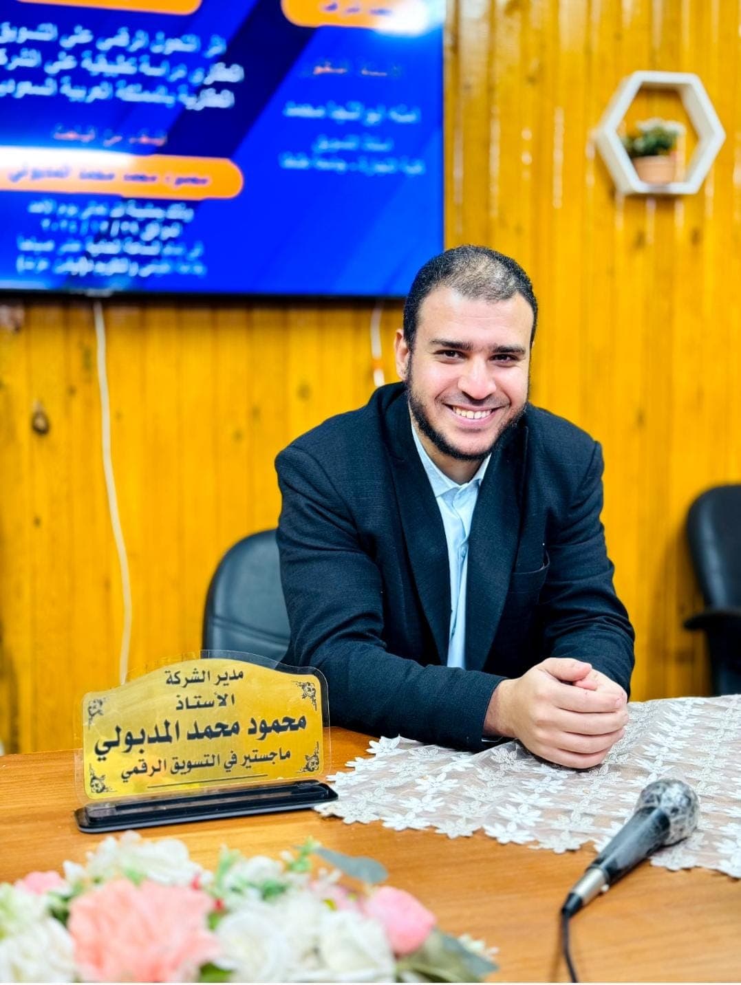 دكتور محمود مدبولي مؤسس ومدير عام وكالة سيناريو